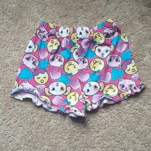 Emoji girls sleepwear (shorts)